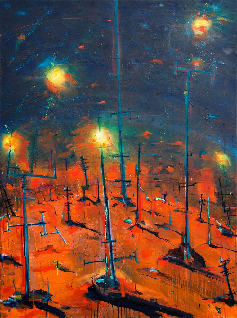 More news from nowhere, Oil & Aerosol, 140 x 190 cm, 2012